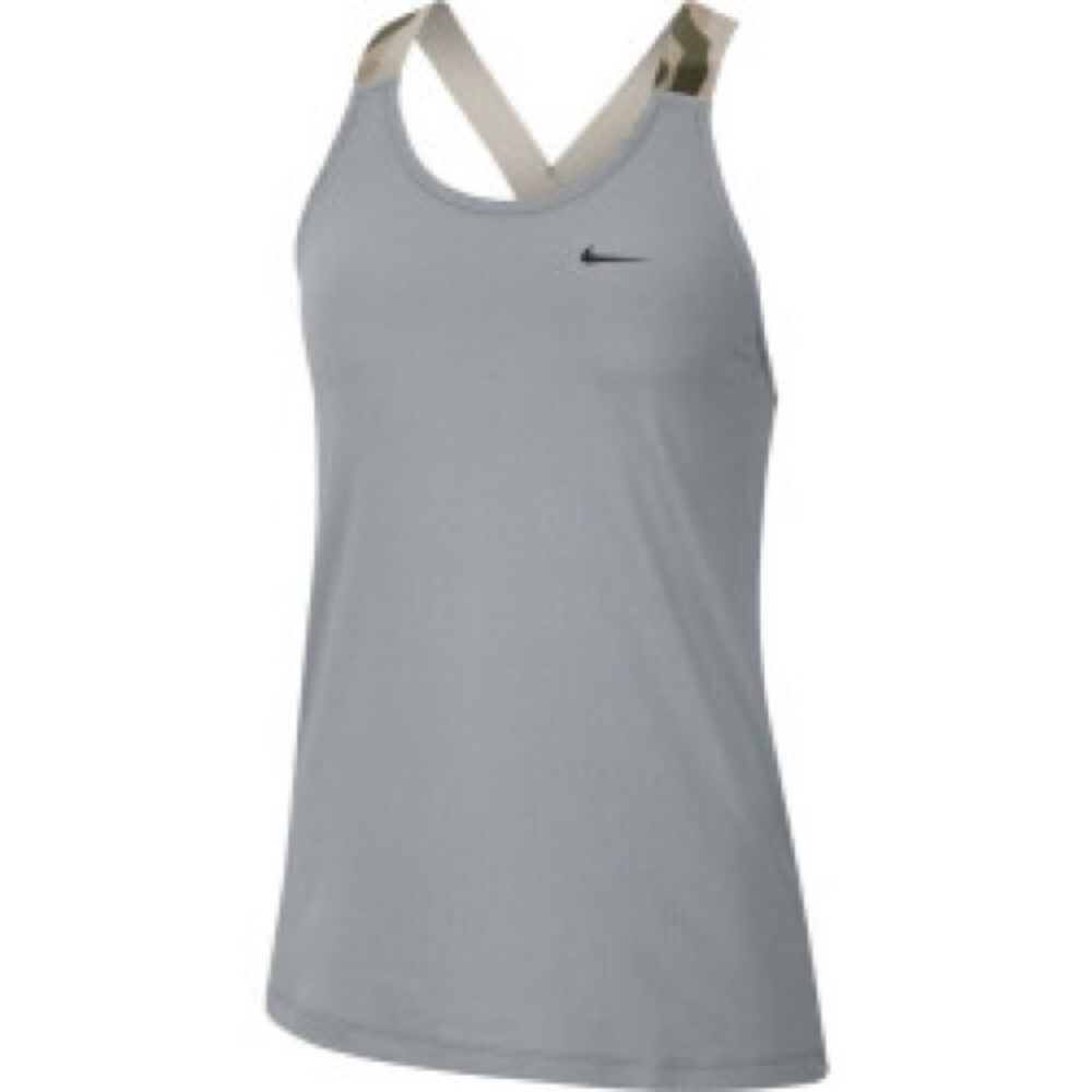Nike Camo Strap Damen Tank Top Grey Size Small